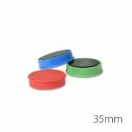 OEM Aimants 35mm en couleurs assorties (noir, bleu, vert, rouge, blanc) Pack de 10 - 5705831026490