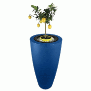 PLAST'UP ROTOMOULAGE Pot de fleurs conique delight 200l - BLEU - bleu 0750122556182