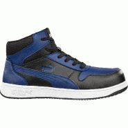 PUMA SAFETY Chaussures de sécurité hautes FRONTCOURT MID S3PL ESD FO HRO SR -  bleu/noir 47 - 47 multicolore multi-matériau 4051428109628