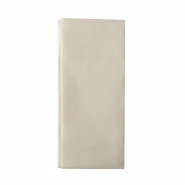 Starpak 100 pochettes à couverts, Airlaid, pliage en 1/8, 40 cm x 33 cm, blanc - blanc textile 87907