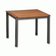 Table de jardin flamingo bois d'eucalyptus – MTF – carrée – 2nab2157