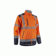 Veste sofsthell - kazan - 100% pes - orange hv/marine - COVERGUARD | 5kas170 Veste sofsthell - kazan - 100% pes - orange hv/marine - COVERGUARD | 5kas170