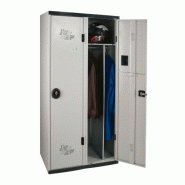 Vestiaire 2 colonnes gamme optimum pour industries salissantes