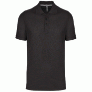 WK Designed To Work Polo manches courtes homme Dark Grey 3XL 65% Polyester | 35% Coton - XXXL gris 3663938184593
