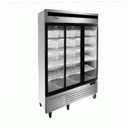 ATOSA Armoire positive vitree 3 portes MCF8708GR - inox MCF8708GR