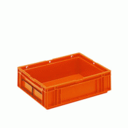 Bac plastique plein norme GALIA 400 x 300 - gerbable, parois et fond lisses, 9L et 18L - norme VDA 4500 Bac plastique plein norme GALIA 400 x 300 - gerbable, parois et fond lisses, 9L et 18L - norme VDA 4500