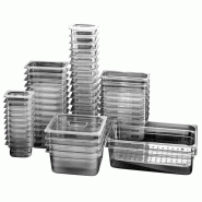 Bacs gastronomes gn polycarbonate 1/3 gn-100mm - 7493.0195 Bacs gastronomes gn polycarbonate 1/3 gn-100mm - 7493.0195