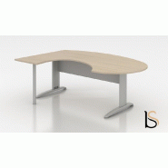Bureau ergonomique Tono - Mobel Linea - Wenge, Gauche_0