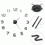Décoshop26 - Horloge murale 3D Design moderne 100 cm XXL Noir DEC022270 - noir 3001309369604 Décoshop26 - Horloge murale 3D Design moderne 100 cm XXL Noir DEC022270 - noir 3001309369604