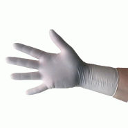 Gants latex poudrés blanc Taille L - par 100