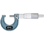 Mitutoyo® - Micromètre d'extérieur 25-50 mm - modèle d'atelier à cliquet avec dispositif de blocage - Référence 103-138_0