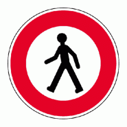 Panneau B9a - Accès interdit