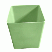 PLAST'UP ROTOMOULAGE pot de fleurs cubio h 50cm - vertpistache - vert 0637962081916
