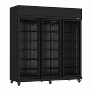 Réfrigérateur 3 portes en verre irm-1180r bl - 7455.3155 COMBISTEEL - noir 7455.3155