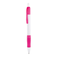 Stylo à bille en plastique - clip et embout colorés - encre bleue - couleur fuchsia - 9g Stylo à bille en plastique - clip et embout colorés - encre bleue - couleur fuchsia - 9g