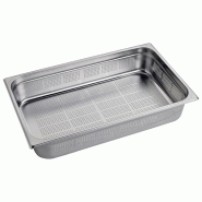 Bac inox perforé GN1/1 100 mm | Gastro m - GR735