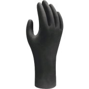 Boîte de 100 gants jetables nitriles ebt noir ts/7 - SHOWA - 6112pfs - 760962