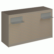 Comptoir Vertigo H T03 dble nat. L170cm - 3 tab.Coulis. 6tab.Amovib - taupe