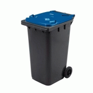 Conteneurs extérieurs roulants bleus - PMC - collecte bouteilles plastiques, emballages métalliques et cartons à boissons - Manutan Conteneurs extérieurs roulants bleus - PMC - collecte bouteilles plastiques, emballages métalliques et cartons à boissons - Manutan