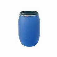 Fût à bonde en polyéthylène bleu de haute densité pour usage alimentaire, chimique, pharmaceutique et déchet - 30 à 220 L