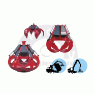 Grappin à ferraille Euromec - PS-PSX pour camion grue et mini pelle de 1 à 12 tonnes