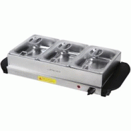 Helloshop26 - Chauffe plats électrique en acier inoxydable maintien de la température couvercles transparents 3 x 1,5 l chauffe 01_0000443 - 3000061 Helloshop26 - Chauffe plats électrique en acier inoxydable maintien de la température couvercles transparents 3 x 1,5 l chauffe 01_0000443 - 3000061