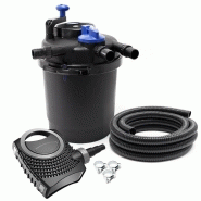 KIT SET BASSIN 6000 LITRES 11 WATTS UVC POMPE 6000 L/H TUYAU 5 M KIT DE FILTRATION 16_0001944 KIT SET BASSIN 6000 LITRES 11 WATTS UVC POMPE 6000 L/H TUYAU 5 M KIT DE FILTRATION 16_0001944