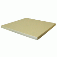 Plateau carré de table extérieur Classic Line 70x70cm décor beige