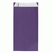 Pochettes cadeaux kraft vergé noir 30+8x48cm - par 250 - Emballage rapide et facile