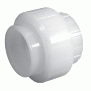 Union 3 pièces PVDF - Femelle à souder dans l'emboîture D 016 PN 16 - Réf. 04BIF016