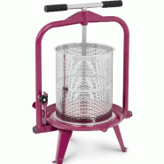 Wiesenfield - Wiesenfield Pressoir De Table 1 toile de presse incluse Hydraulique Extracteur De Jus Mécanique À Vis INOX Presse À Fruit Pomme - 406