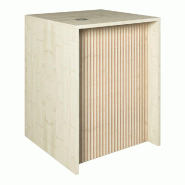 Comptoir erable et Vertigo T01 MDF naturel et érable avec tiroir 60x70x90cm_0