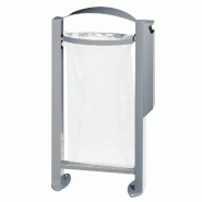 Corbeille ARKEA Vigipirate 60 litres sur pied - Gris Métal_0