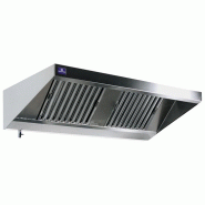 Hotte murale snack avec éclairage 1600 x 900 x 450 mm - PCS916