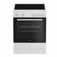 INDESIT cuisinière vitrocéramique 72l 4 feux blanc I6V5KCW - blanc 8050147715888