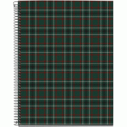 MIQUELRIUS Cahier Campbell A4, 200p./100 feuilles 70 g/m² détachables et perforées, quadrillé 5x5 - 8422593044100
