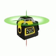 Niveau laser rotatif intérieur extérieur vert fmht177441