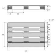 Palette normalisée parfaite aux environnements industriels, logistiques et grande distribution - EPAL (Europe) Palette normalisée parfaite aux environnements industriels, logistiques et grande distribution - EPAL (Europe)