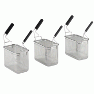 Set 3 paniers 40 lt - 3x GN 1/3 pour cuiseur pâtes - Diamond - 0615402851336