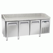 Table à pizza réfrigérée 3 portes CTAPZR3P Casselin - CTAPZR3P Table à pizza réfrigérée 3 portes CTAPZR3P Casselin - CTAPZR3P