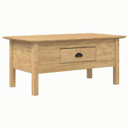 Table basse avec tiroir BODO Marron miel 100 x 55 x 45,8 cm Modèle Orion Office Mixte - 8721364358911