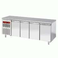 Table de travail refrigeree timbre positive ventilée 4 portes gn 1/... - PTG4N/HGX-R2
