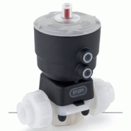 Vanne PVDF à membrane PTFE Dialock - Unions emboiture D 020 - PN 10 - Référence 34DKUIF020P