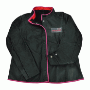Veste de soudeur en cuir pleine fleur FEMME Lincoln Electric - M Veste de soudeur en cuir pleine fleur FEMME Lincoln Electric - M