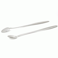 6 x cuillères à long manche en inox Basic - 8414271039584
