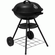 Barbecue À charbon de bois avec roues pour camping de jardin, noir 19_0000941