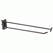 Broche simple - fond perforé - finition zinguée brillant ou époxy blanc Broche simple - fond perforé - finition zinguée brillant ou époxy blanc