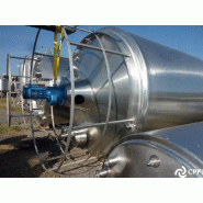 Cuve Goavec 20000 L - CUV313 - Inox 304L - Agitation centrale tripale