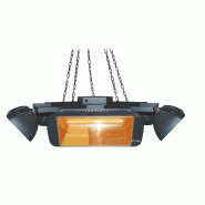 Lustre Pentagono suspendu avec 5 radiants électriques 2 000 W HELIOSA Hi Design 66 (Amber Light) - STAR PROGETTI - 1009050+104668_0