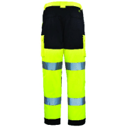 Pantalon de travail homme à haute visibilité multipoches patrol hi-viz jaune/marine t2xl - COVERGUARD - 7pajpxxl - 553099_0